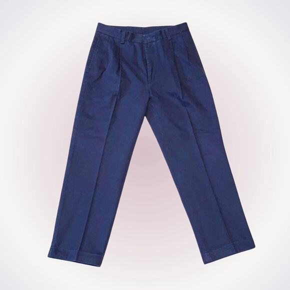 Nautica Navy Blue Chinos Trouser | Sz 34W x 30L - Picture 1 of 9